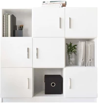 Βιβλιοθήκη Vo 956LCS1519 119,9x37,6x121,8cm White