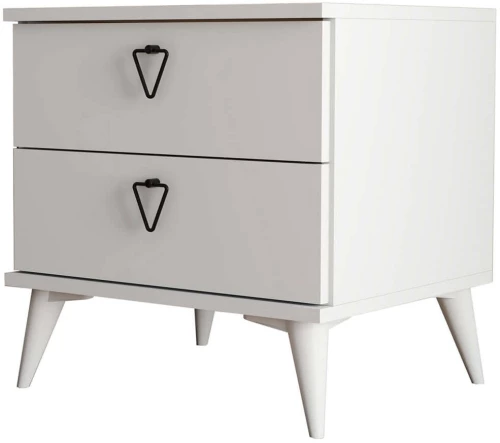 Κομοδίνο Versa 389MZA1712 52x45x55,1cm White