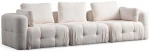 Καναπές Τριθέσιος Amaris 560ARE4141 290x100x65cm White