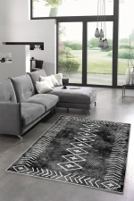 Χαλί W1050 213HFT1456 Black-White Conceptum Hypnose 80X120cm