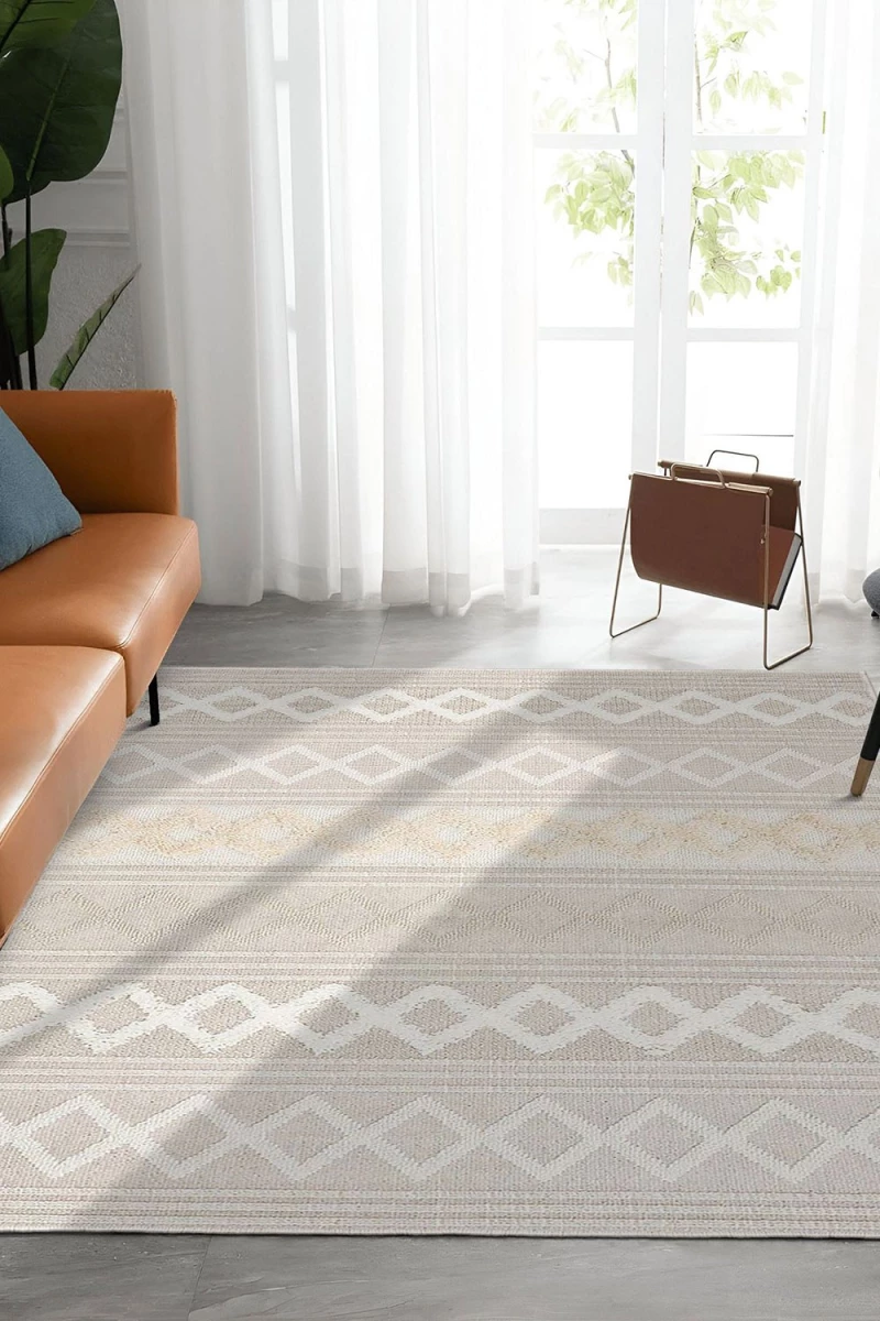 Χαλί W1121 213HFT2205 Beige-Cream Conceptum Hypnose 100X200cm