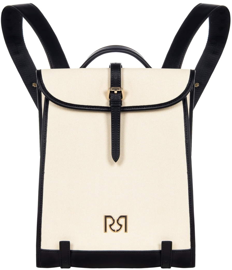 Μπεζ backpack από καμβά Rinascimento - Μπεζ