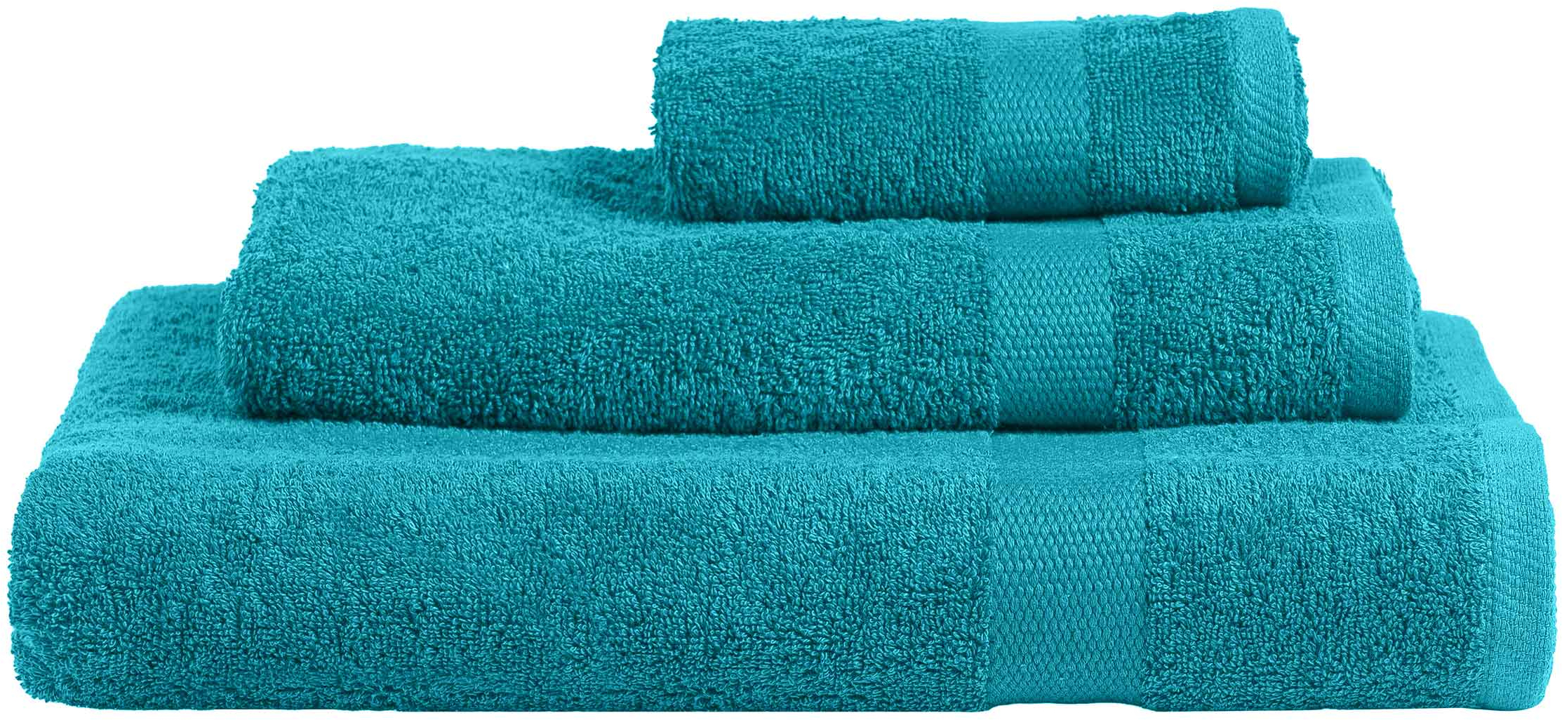 Πετσέτα FROVA CARIBBEAN BLUE Τυρκουάζ Πετσέτα μπάνιου: 80 x 150 εκ. MADI
