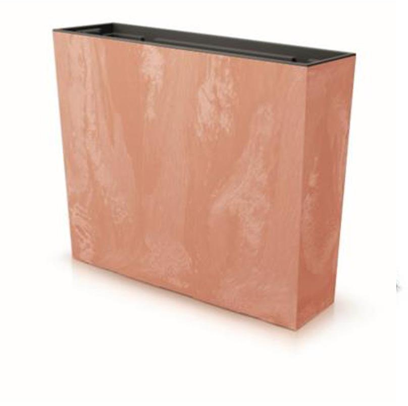Ζαρτινιέρα terracotta beton effect Y49,8x58x18εκ.