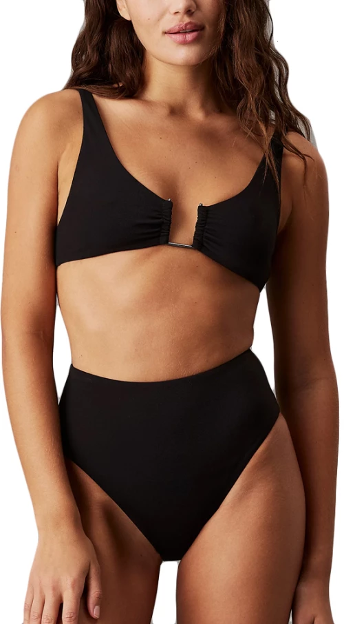 CALVIN KLEIN METAL U RING TRIANGLE BIKINI TOP WOMEN CALVIN KLEIN ΜΑΥΡΟ (KW0KW02807-BEH)