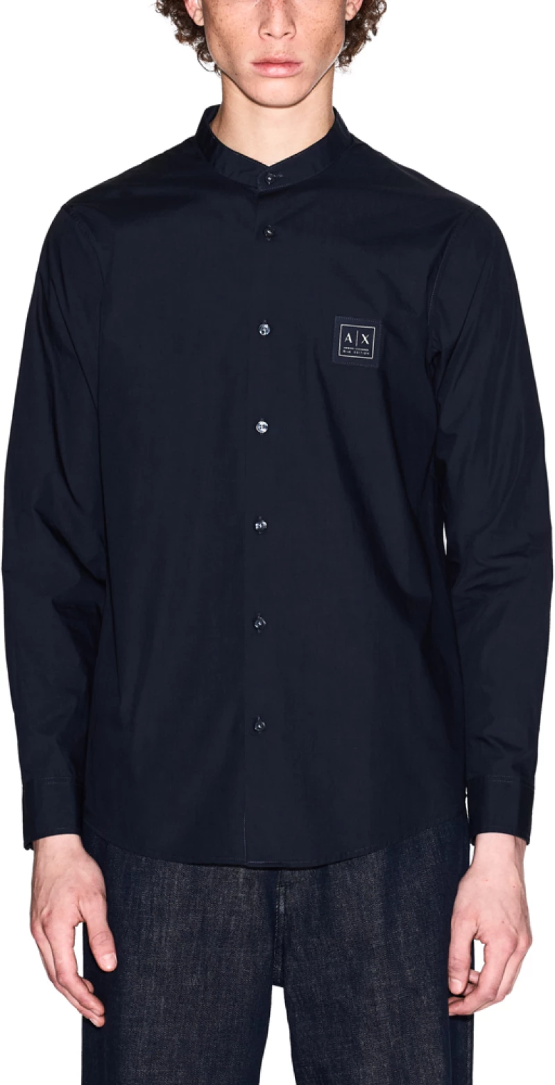 ARMANI EXCHANGE REGULAR FIT SHIRT MEN ARMANI EXCHANGE ΜΠΛΕ (XM000375-AF12994-UB101)