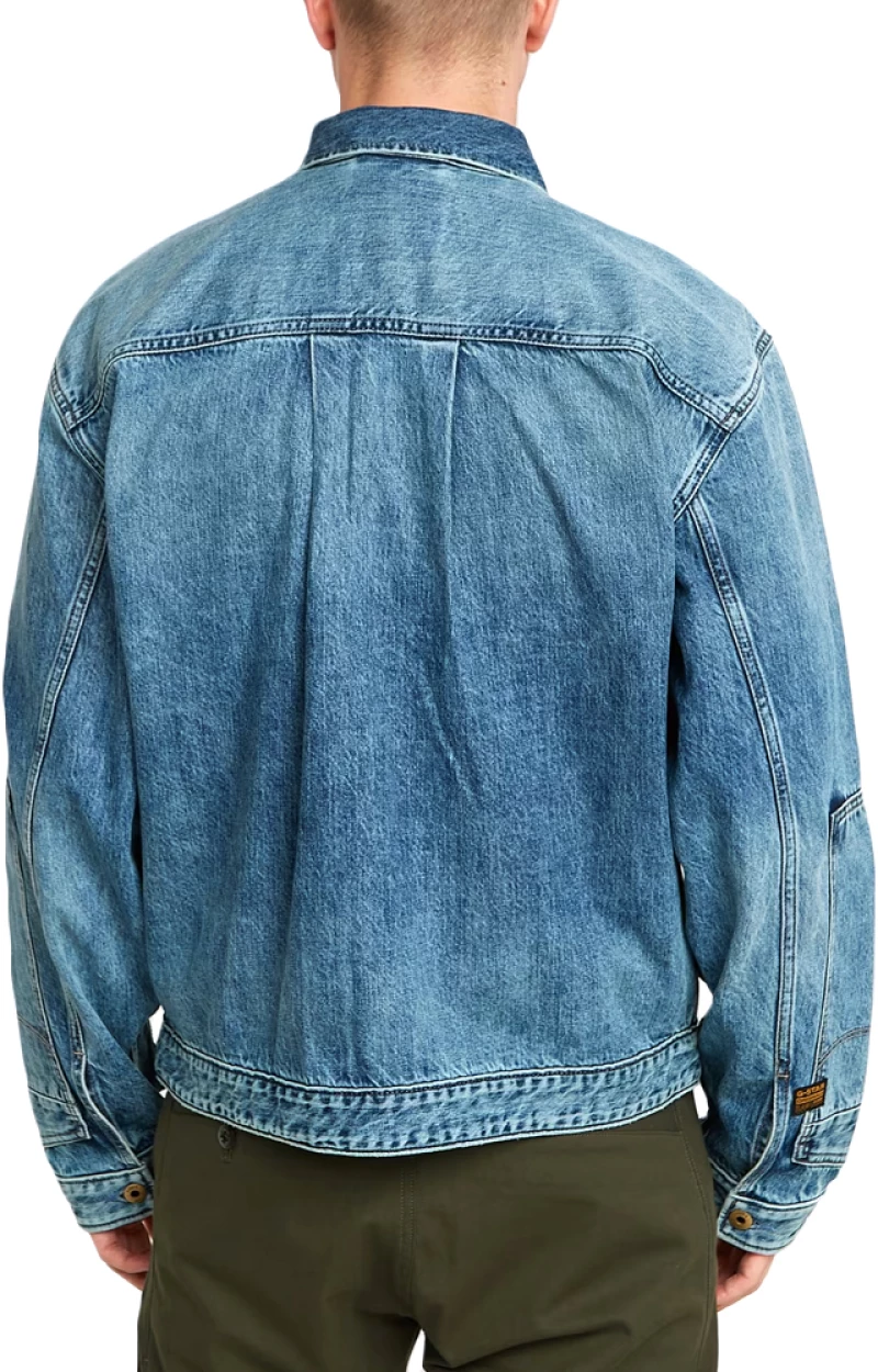 G-STAR RAW DENIM LONG POCKET REGULAR FIT JACKET MEN G-STAR RAW ΜΠΛΕ (D26335-D536-H136)