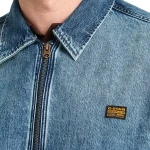 G-STAR RAW DENIM LONG POCKET REGULAR FIT JACKET MEN G-STAR RAW ΜΠΛΕ (D26335-D536-H136)