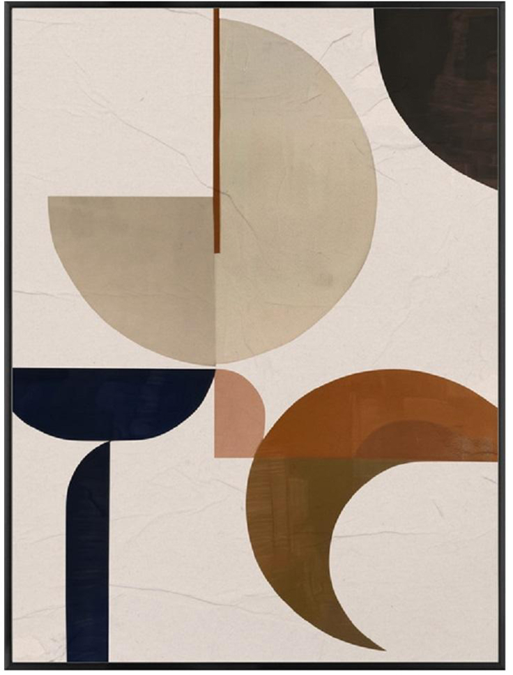Πίνακας σε καμβά πολύχρωμος 60x80cm Espiel FAL305