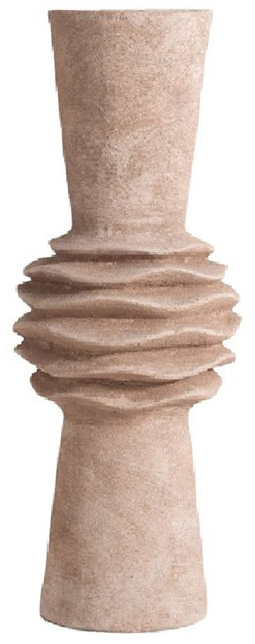 Βάζο κεραμικό μπεζ 18x47,5cm Espiel TOF131