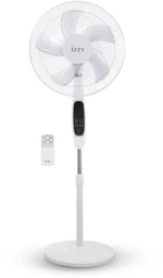 Izzy IZ-9042 Ανεμιστήρας Δαπέδου 40εκ / 70W με Τηλεχειριστήριο Λευκός