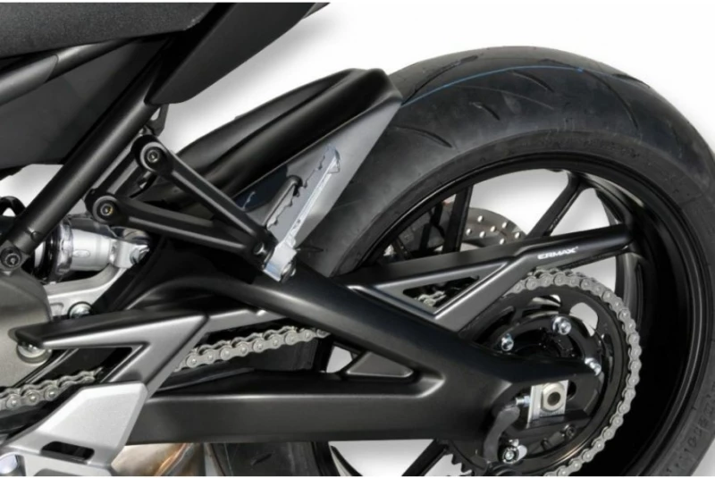 Ermax Φτερό Πίσω Τροχού Yamaha MT 09 Tracer 14-16 Μαύρο Unpainted