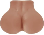 CRAZY BULL - MILA VIBRATOR BUTT WITH REALISTIC VAGINA AND ANUS FLESH CONTROL REMOTO