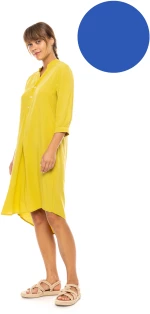 Γυναικείο Beachdress Pink Label -  Φόρεμα - Ultra Violet - Regular Fit - Viscose