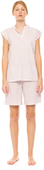 Γυναικεία Πυτζάμα Σορτς Pink Label -  SHORTS SUNSET GEO - Cotton