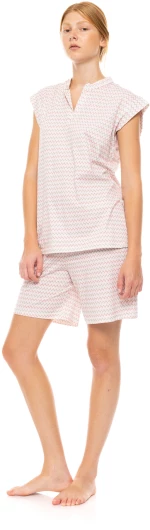 Γυναικεία Πυτζάμα Σορτς Pink Label -  SHORTS SUNSET GEO - Cotton