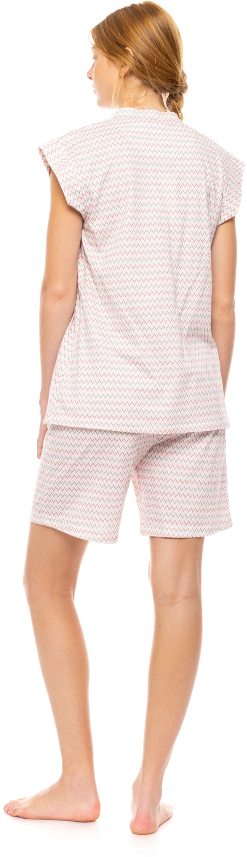 Γυναικεία Πυτζάμα Σορτς Pink Label -  SHORTS SUNSET GEO - Cotton