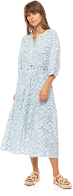 Γυναικείο beachwear  Pink Label - LONG VISTA BLUE & CREAM - Viscose