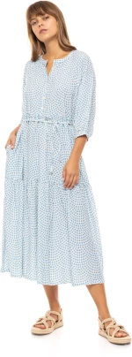 Γυναικείο beachwear  Pink Label - LONG VISTA BLUE & CREAM - Viscose
