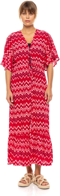 Γυναικείο Beachdress Pink Label - RASBERRY RAINBOW - Viscose - Maxi
