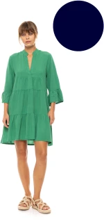 Γυναικείο Beachdress Pink Label -  Φόρεμα - Yacht Blue - Regular Fit - Viscose