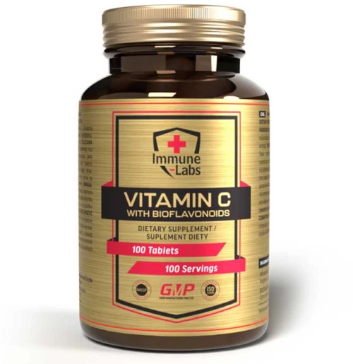 Vitamin C 1000mg Bioflavonoids 100 tabs- Immune-Labs
