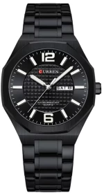 Curren RD-206 Black Ρολόι με Μαύρο Καντράν και Μαύρο Μπρασελέ