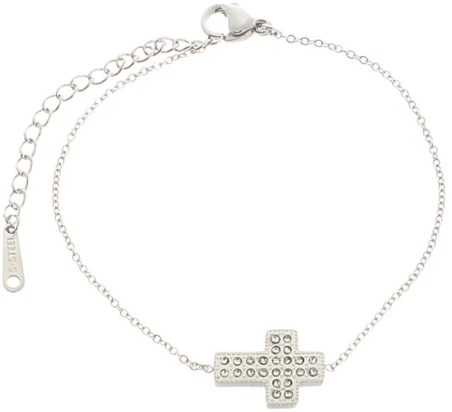 Βραχιόλι AQE-9815-5 - Ασημί