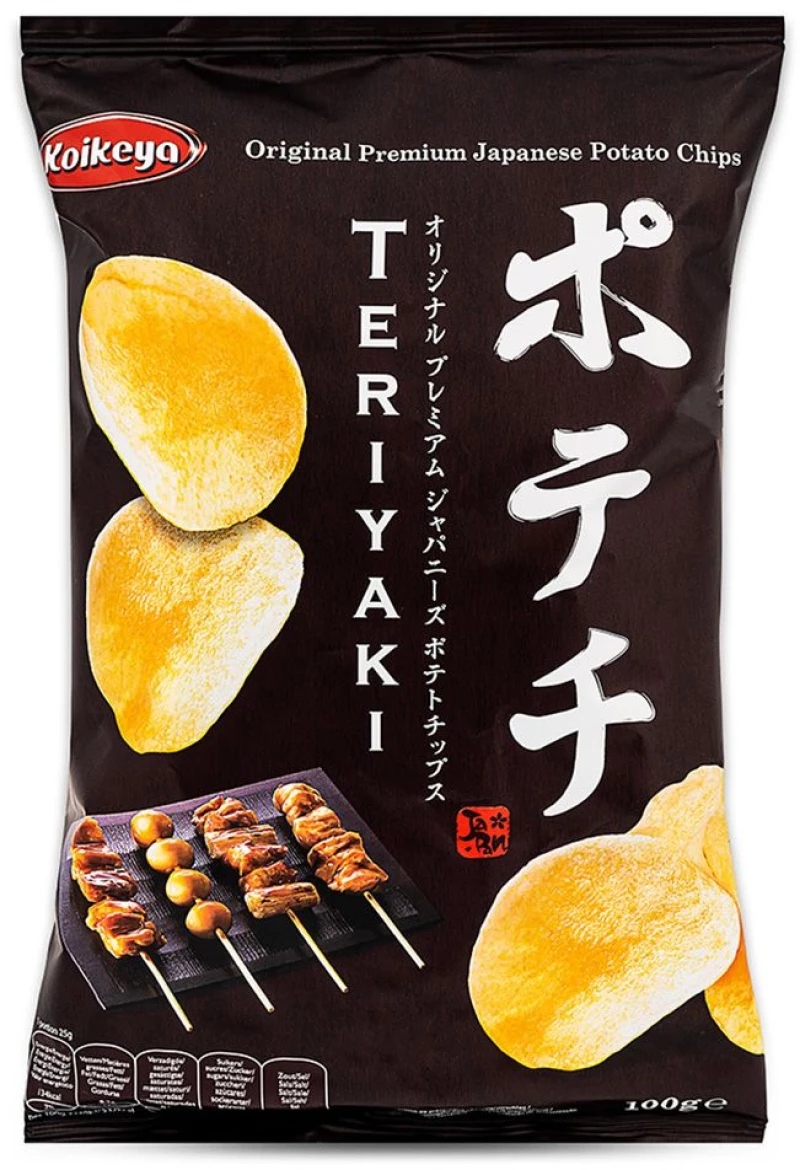 Πατατάκια Τεριγιάκι Koikeya Premium Japanese Potato Chips Teriyaki Flavour 100g