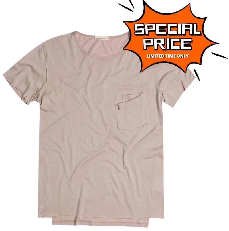 Μπλούζα με Λαιμόκοψη The Project Garments Crew Neck T-Shirt Powder