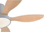 it-Lighting Denali 24W 3CCT LED Fan Light in Grey and wooden Color (102000730)
