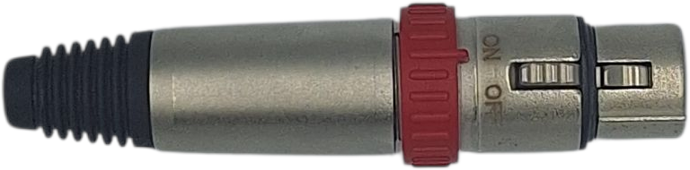 Neutrik Βύσμα XLR Θηλυκό Προέκτασης Με διακόπτη On/Off
