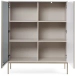 Βιτρίνα Sento Λευκό Kazmir 104x126x39cm