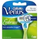 Gillette - Venus Embrace Extra Smooth Blades 4'S / Health and Personal Care