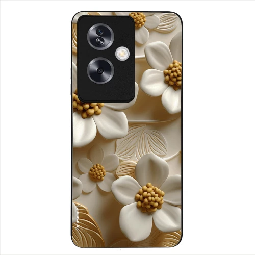 Θήκη Sonique 3D Flower Series για Oppo A79 5G Λευκό