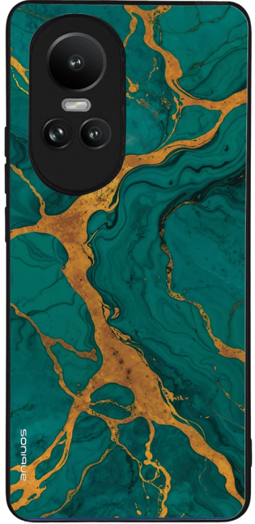 Θήκη Sonique Marble Series για Oppo Reno10 5G Πράσινο