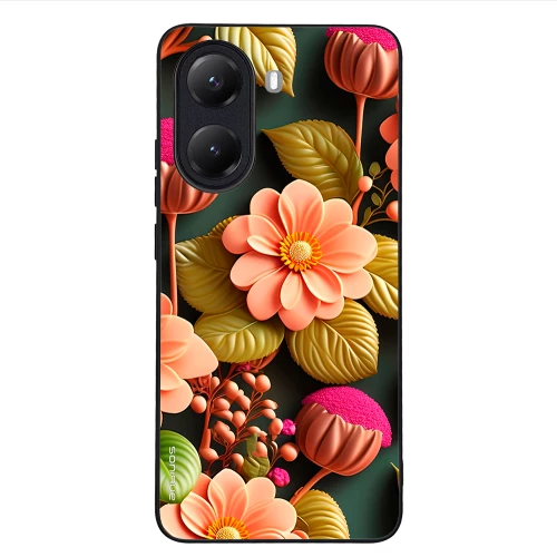 Θήκη Sonique 3D Flower Series για Xiaomi Poco X7 Pro 5G Σομόν