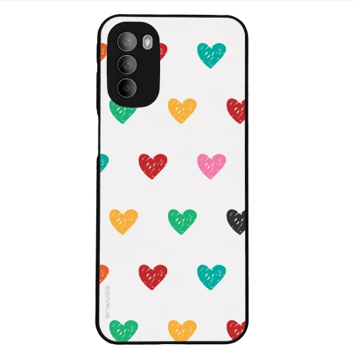 Θήκη Sonique Heart Series για Motorola Moto G31 4G / Moto G41 4G Λευκό 02