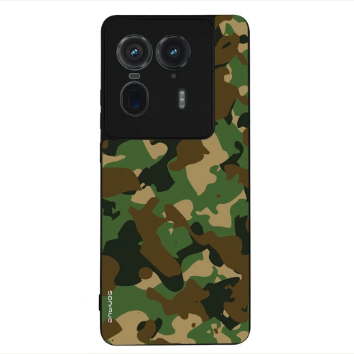 Θήκη Sonique Camouflage Army Series για Motorola Edge 50 Ultra Πράσινο