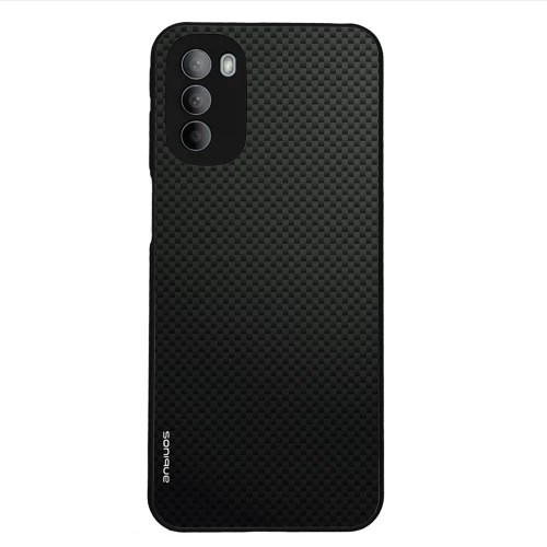 Θήκη Sonique Carbon Series για Motorola Moto G31 4G / Moto G41 4G Μαύρο 01