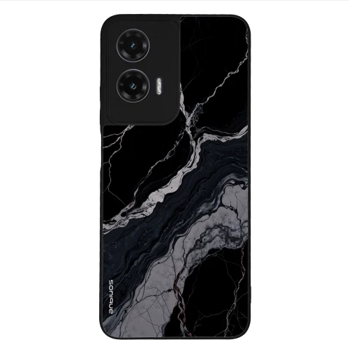 Θήκη Sonique Marble Series για Motorola Moto G35 5G Μαύρο 02