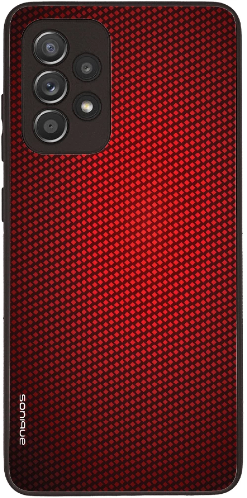 Θήκη Sonique Carbon Series για Samsung Galaxy A52 4G/5G / Galaxy A52s 5G Κόκκινο