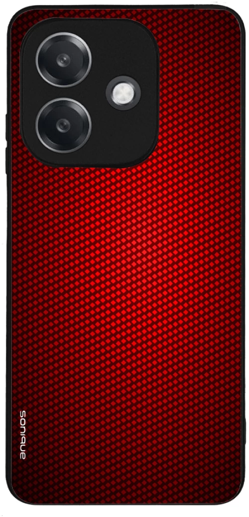 Θήκη Sonique Carbon Series για Oppo A40 Κόκκινο