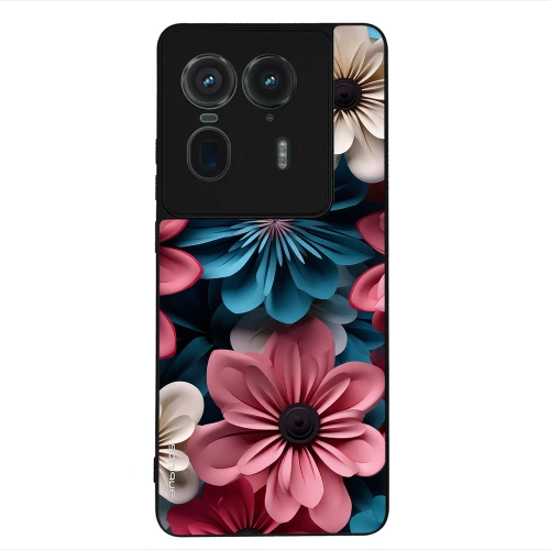 Θήκη Sonique 3D Flower Series για Motorola Edge 50 Ultra Ροζ 01