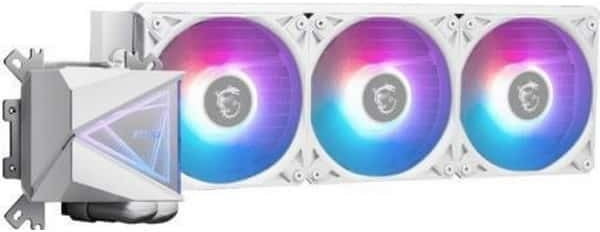 MSI MAG CoreLiquid Υδρόψυξη Επεξεργαστή Τριπλού Ανεμιστήρα 120mm για Socket 115x με ARGB Φωτισμό Λευκή (306-7ZW8A21-C24)