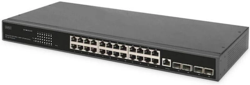 Digitus DN-80223 Managed L2 Switch με 24 Θύρες Gigabit (1Gbps) Ethernet και 4 SFP Θύρες