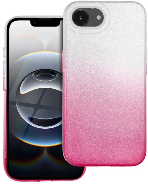 SHINING Case for IPHONE 16e (SE 4 2025) transparent pink