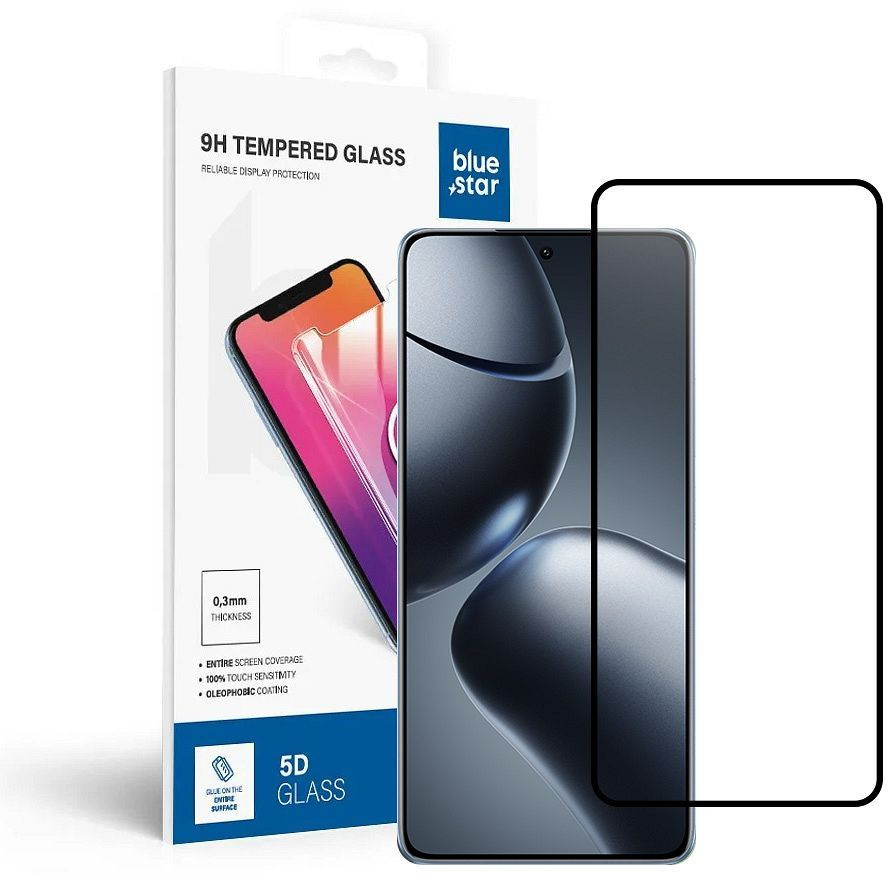 Tempered Glass Blue Star - Xiaomi 14T - black Tempered Glass Blue Star