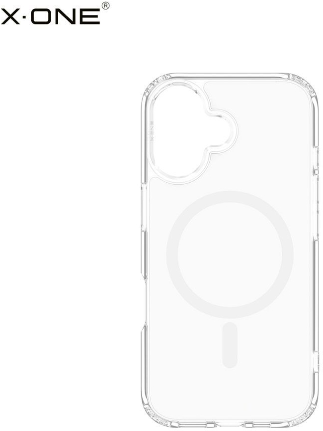 X-ONE Endura Clear Case (MagSafe compatible) - for Apple iPhone 16 Plus transparent