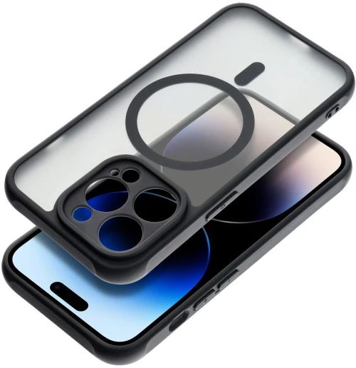 FULL MATTE MAG COVER case compatible with MagSafe for XIAOMI REDMI NOTE 14 4G black